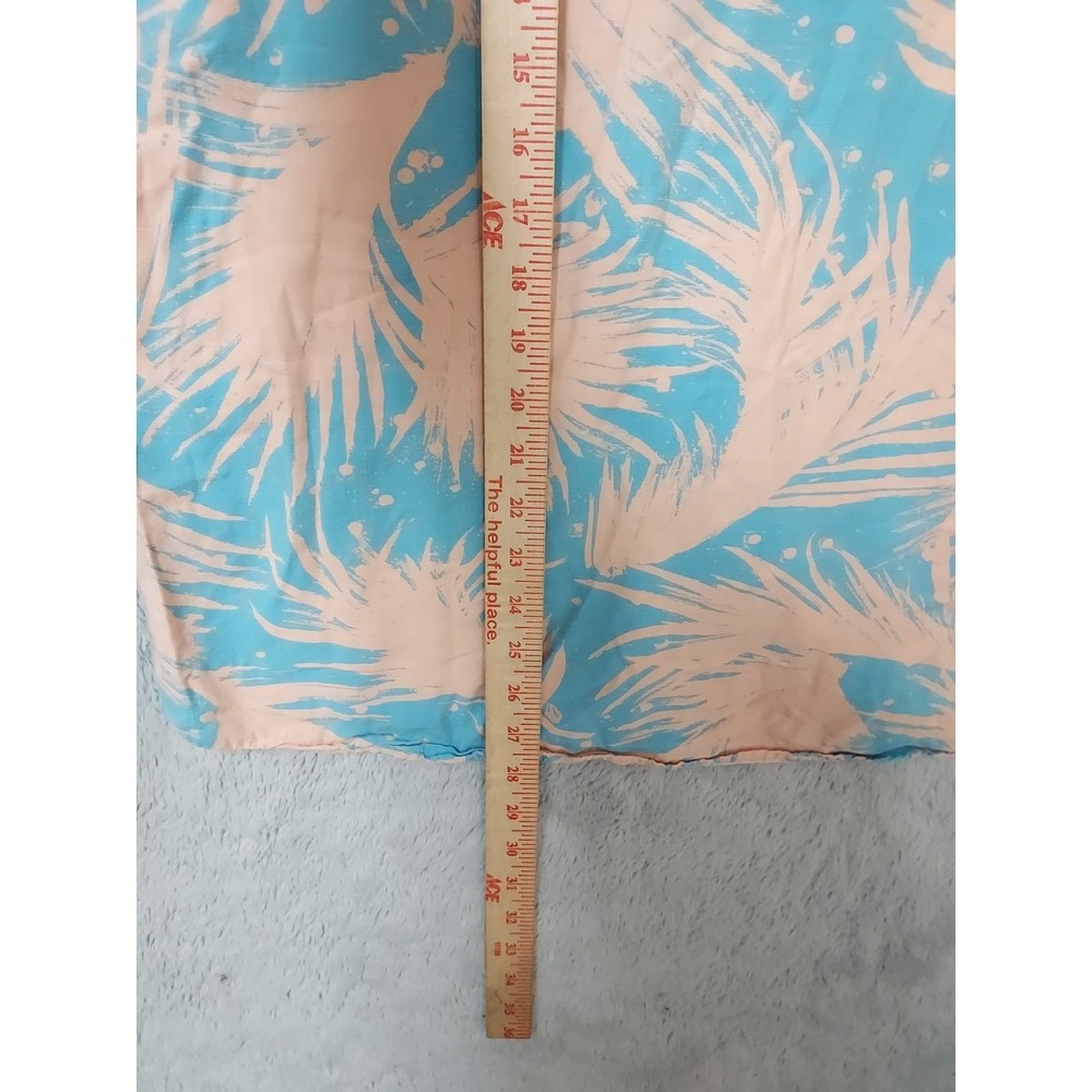Volcom Shirt Mens Large Modern Fit Palm Print Rayon Blend Hawaiian Surfer Beach - Picture 7 of 9